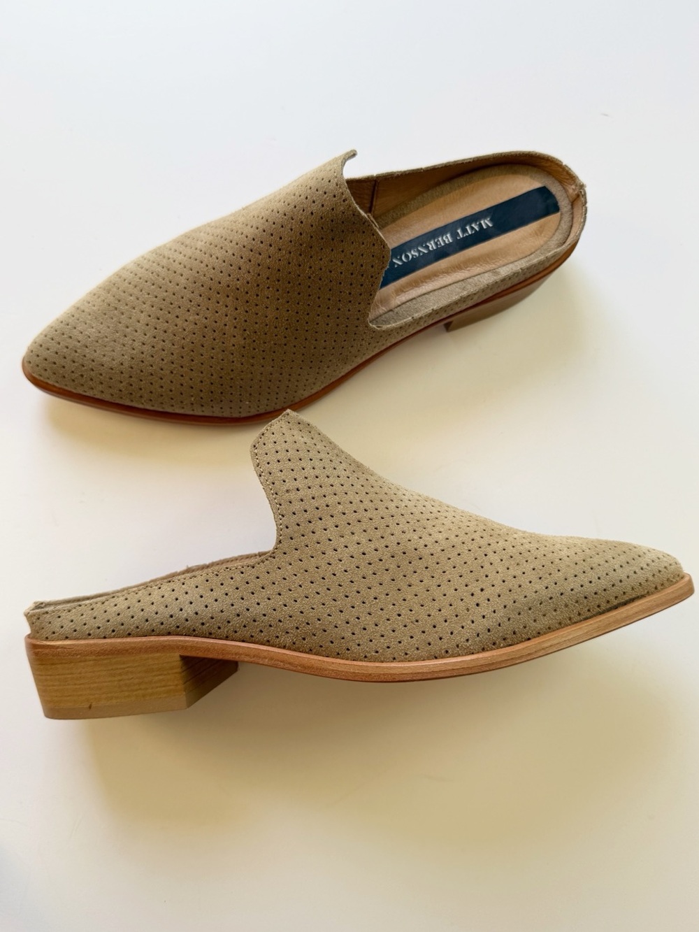 sale | matt bernson | perforated mules - Picture 4 of 10
